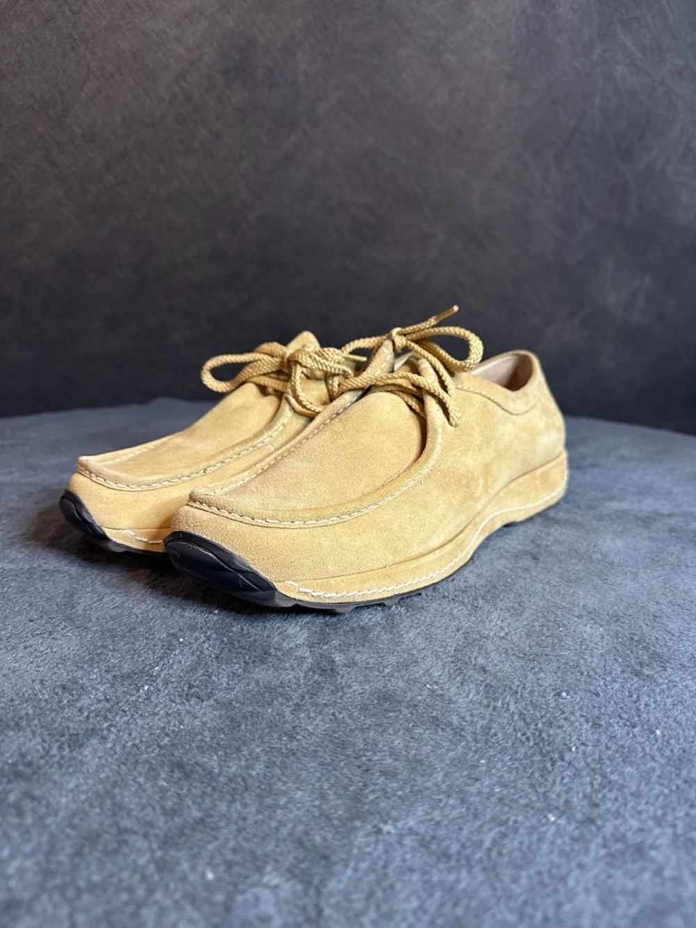 Naturalizer Women’s Tamer Suede Casual Lace-Up Shoes in Tan